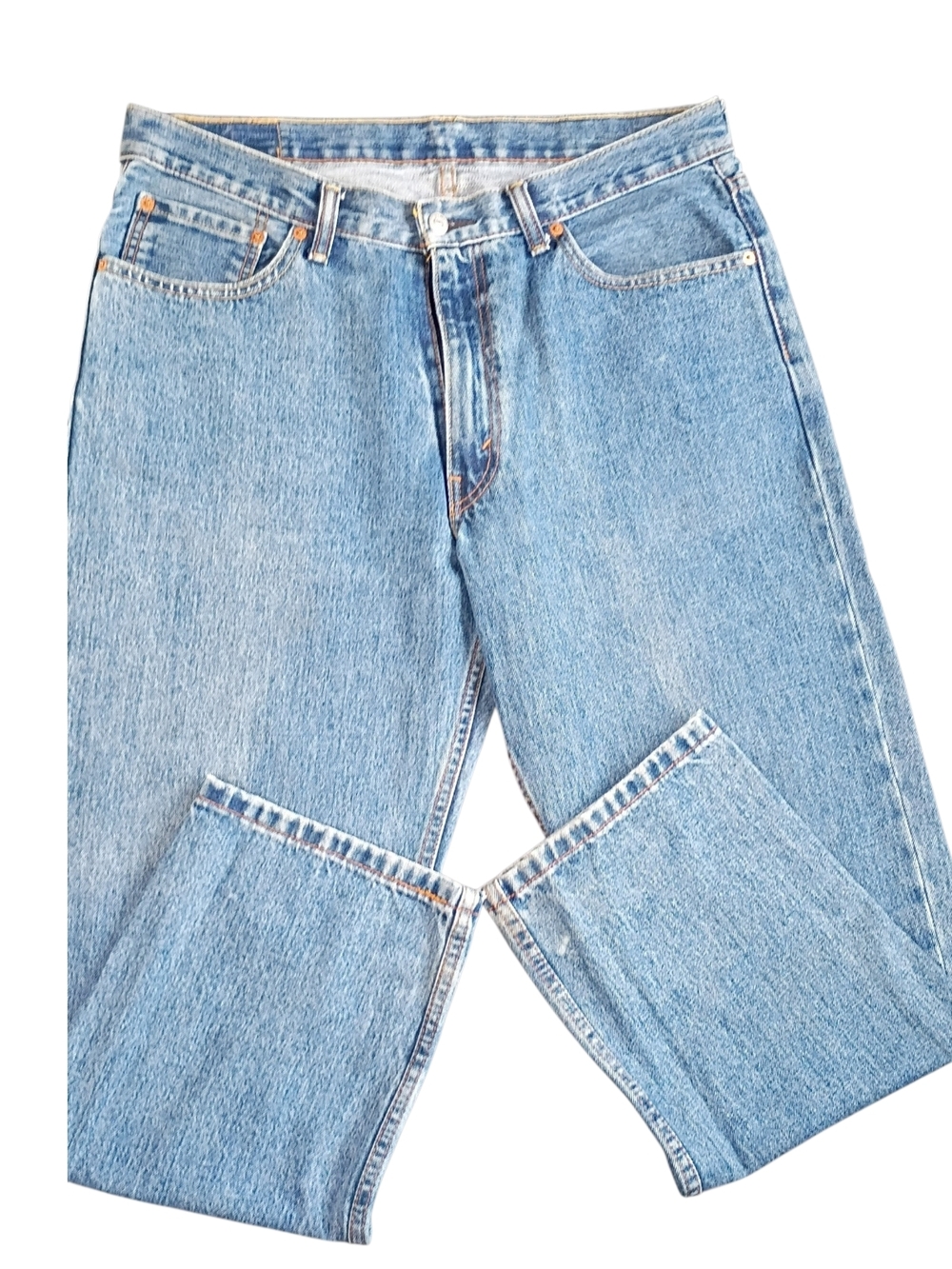 Levi's Men's Light Blue Straight Jeans - Picture 4 of 6